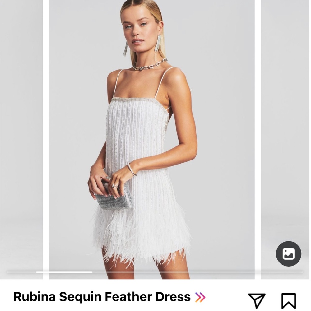 Retrofete White Rubina Dress - size Small!